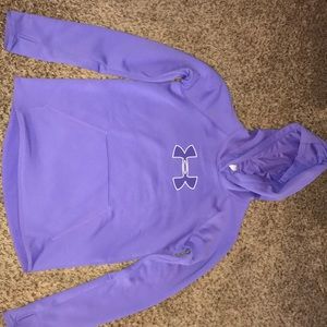 Purple Under Armour Coldgear Sweatshirt